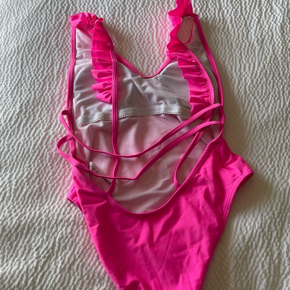 Bright Pink One piece swim suite